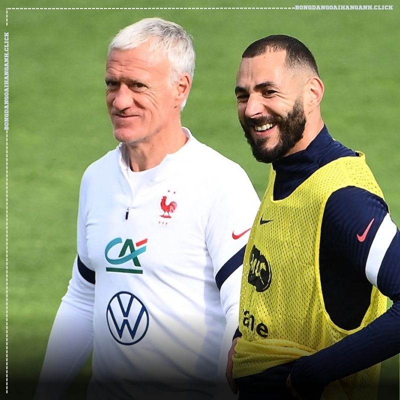 HLV Didier Deschamps và Karim Benzema